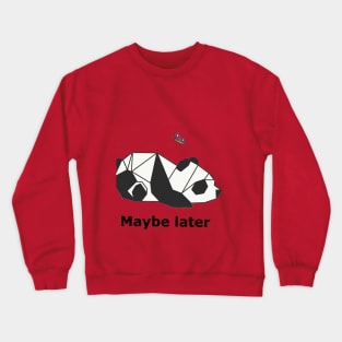 Cute Lazy Panda Crewneck Sweatshirt